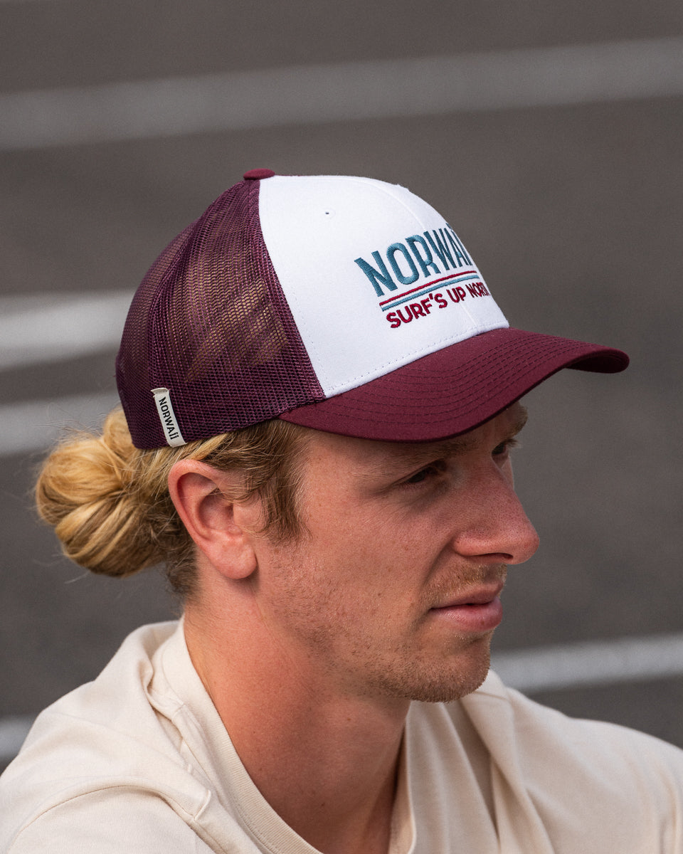Surfs Up North - Maroon - Caps