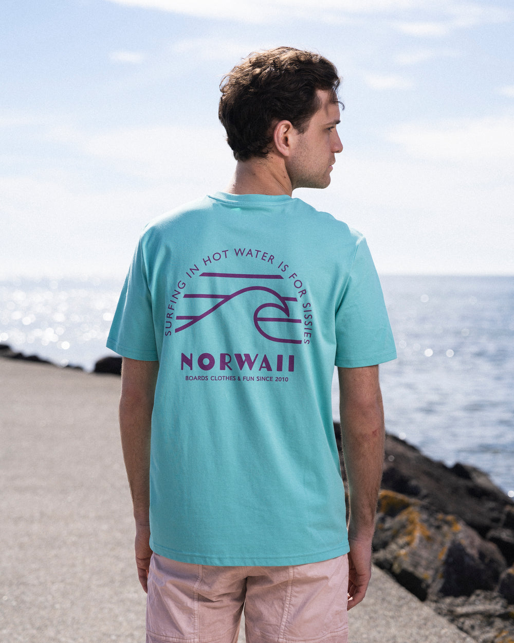 Circular Wave - Sjøgrønn - Tee