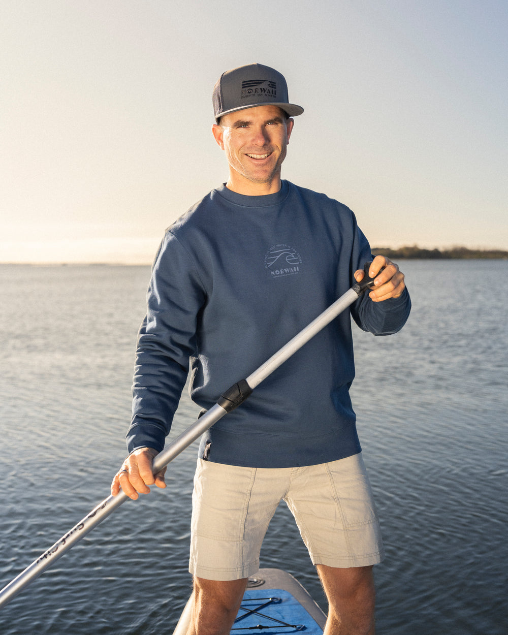 Circular Wave - Pacific Blue - Sweater