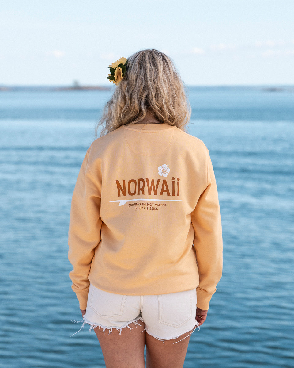 Surf Flower - Aprikos - Sweater
