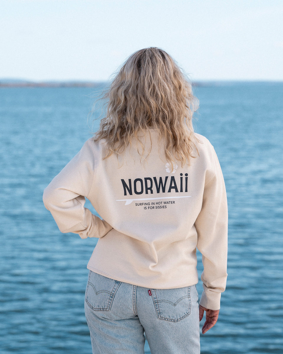 Surf Flower - Naturlig - Sweater