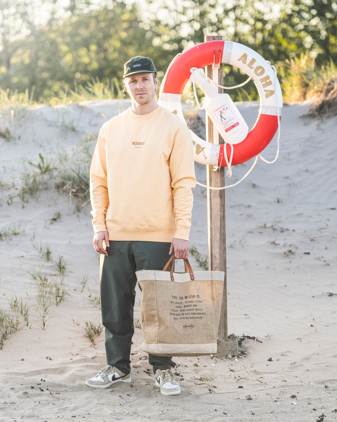 Surf Flower - Aprikos - Sweater