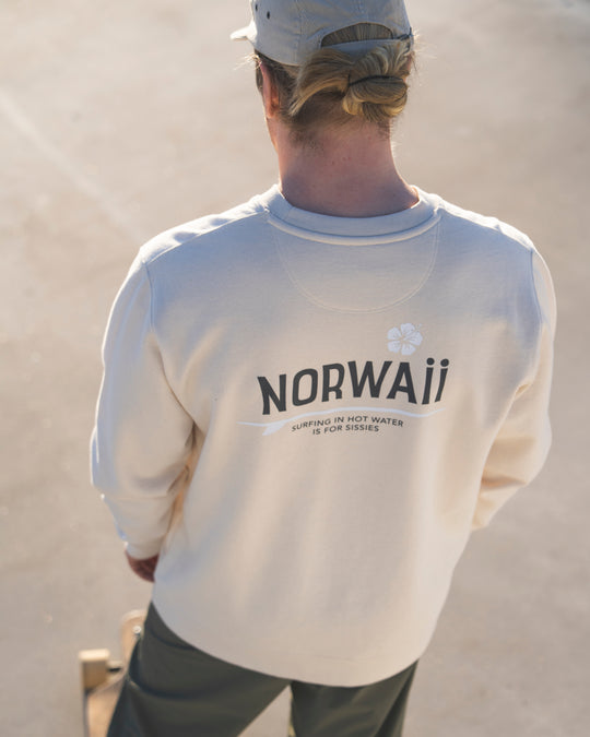 Surf Flower - Naturlig - Sweater