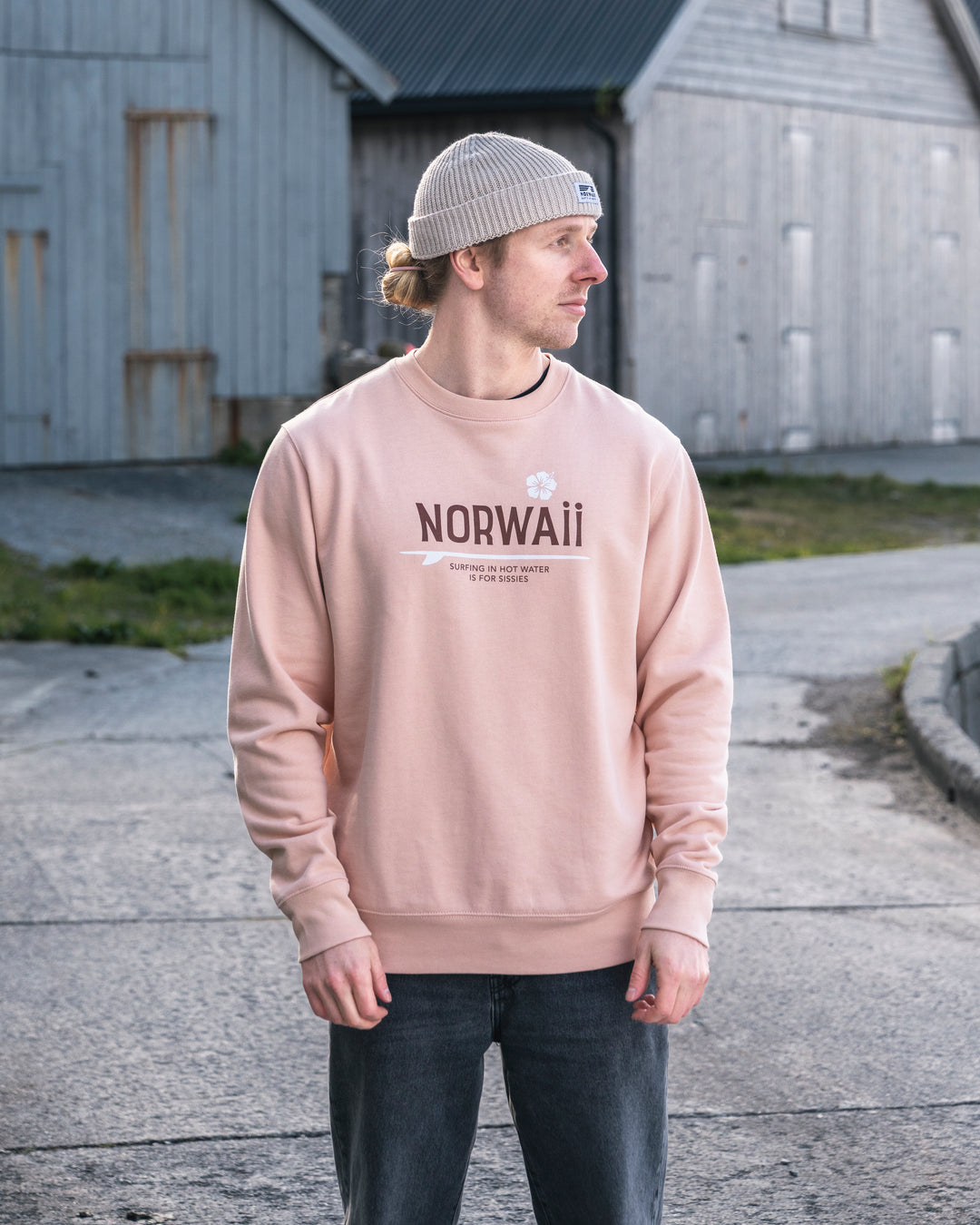 Surf Flower - Frisk fersken - Sweater