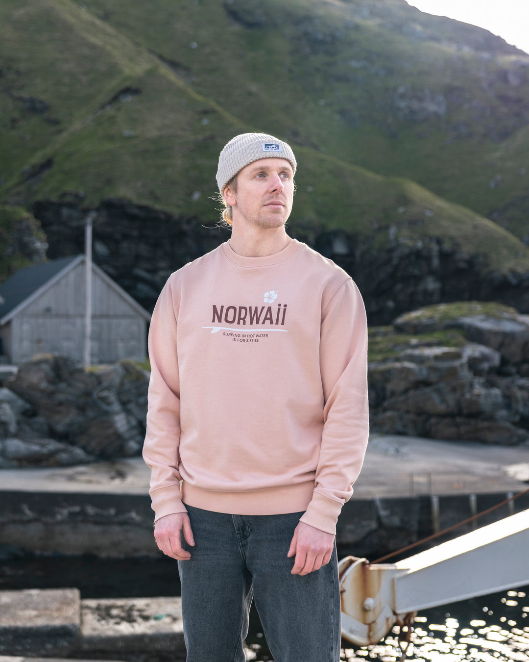 Surf Flower - Frisk fersken - Sweater
