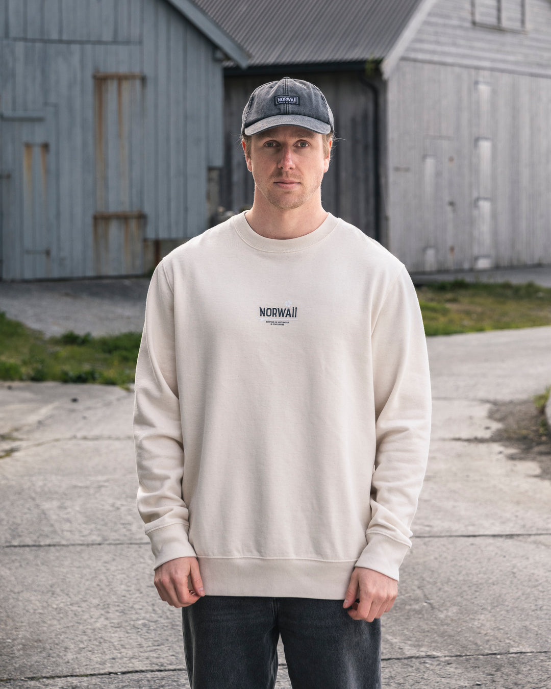 Surf Flower - Naturlig - Sweater
