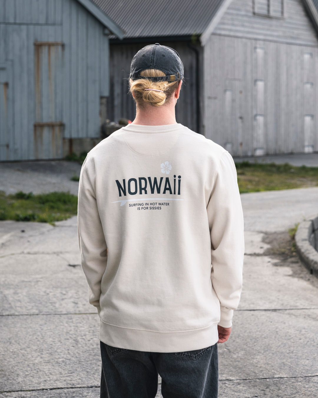 Surf Flower - Naturlig - Sweater