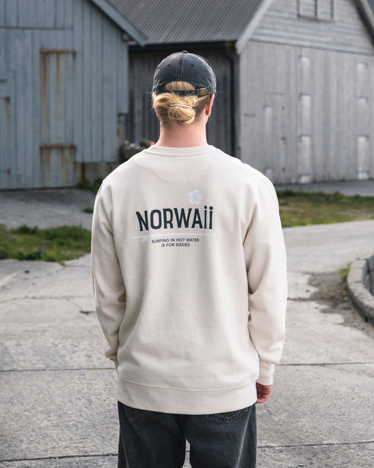 Surf Flower - Naturlig - Sweater