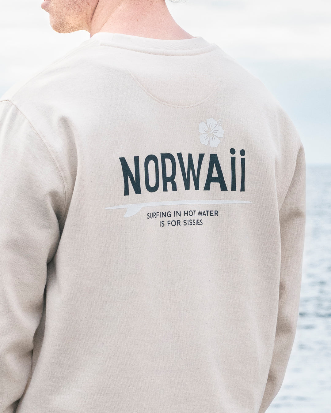 Surf Flower - Naturlig - Sweater