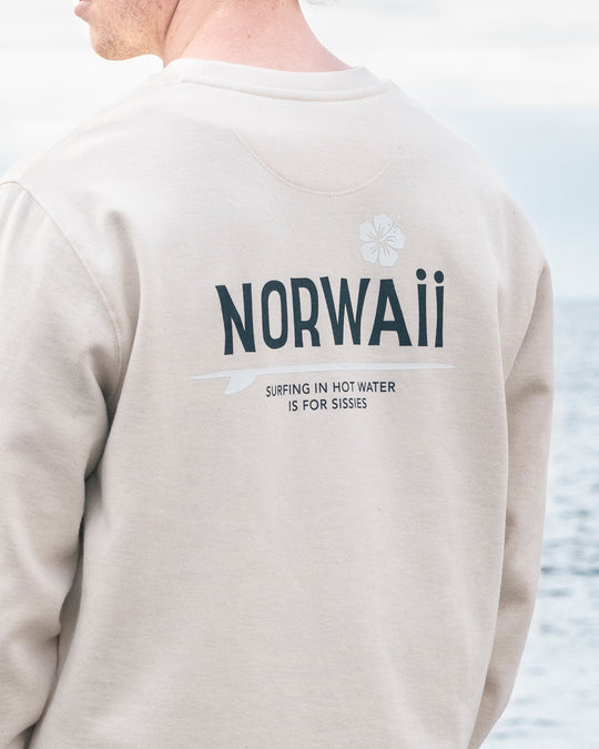 Surf Flower - Naturlig - Sweater