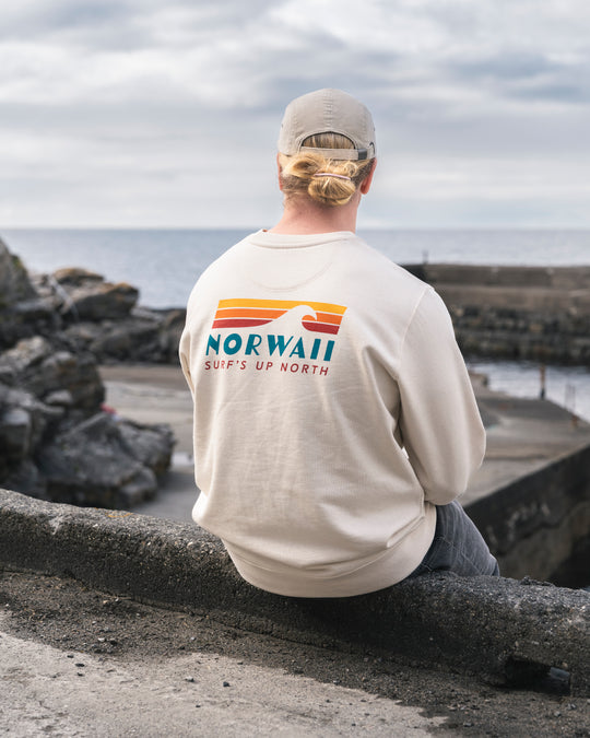 Surf's up north - Naturlig - Sweater