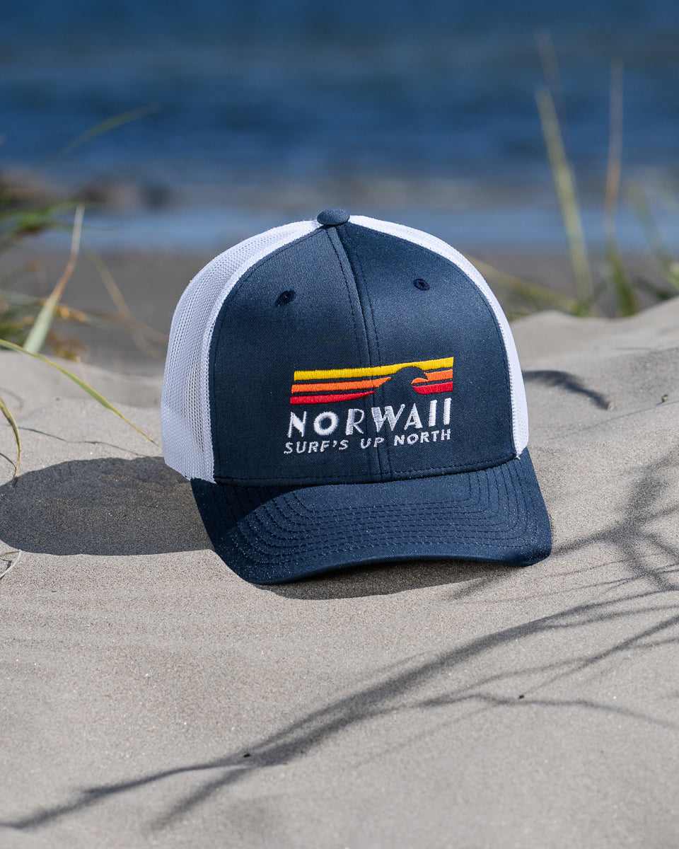 Surf's up north - Navy - Caps
