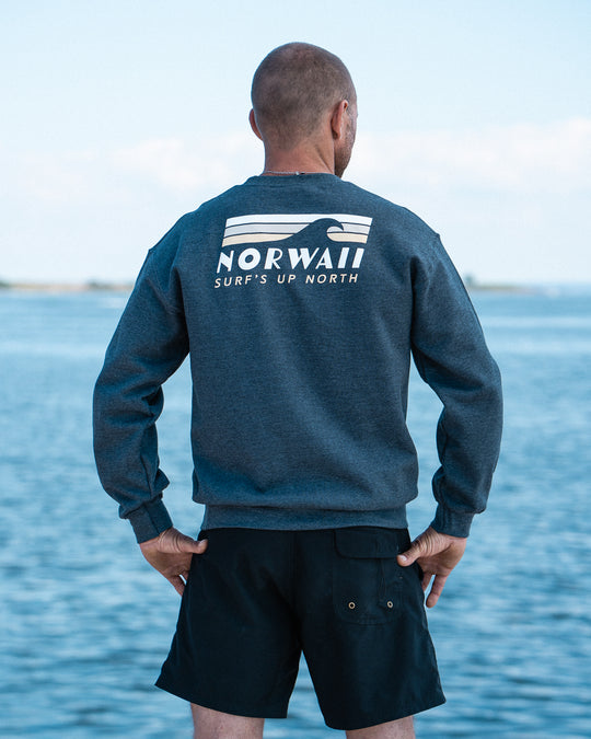 Surf's up north - Dark Heather - Sweater