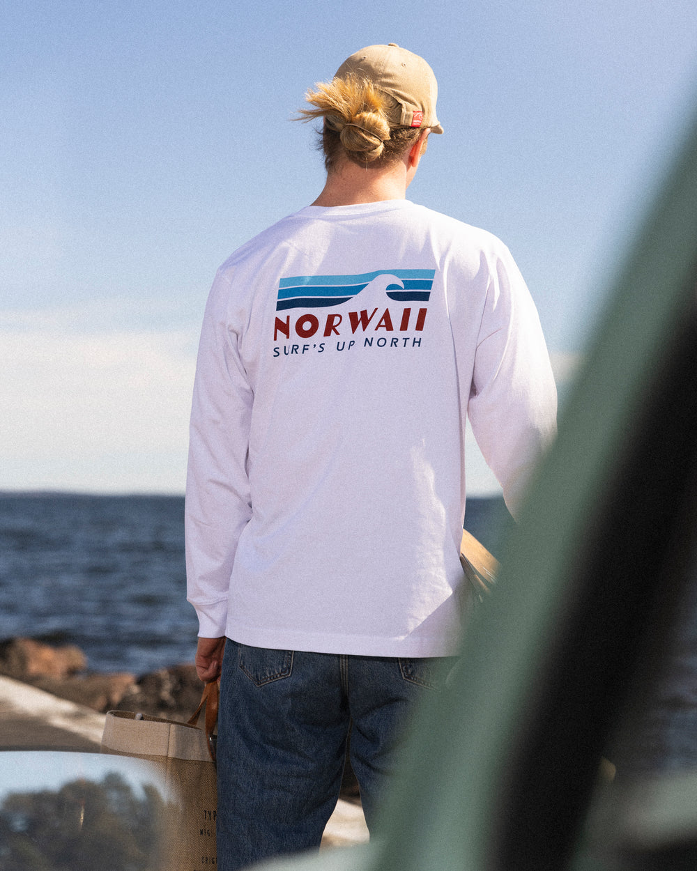 Surf’s Up North | Longsleeve | Snøhvit