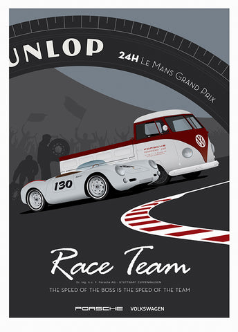Race Team Print