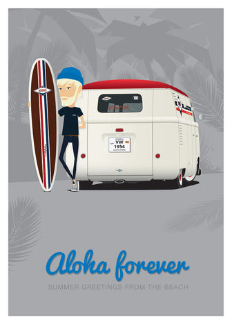 Aloha Barndoor Print