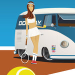 Dubs & Tennis Print