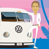 Miami Vwice Print
