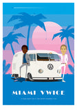 Miami Vwice Print