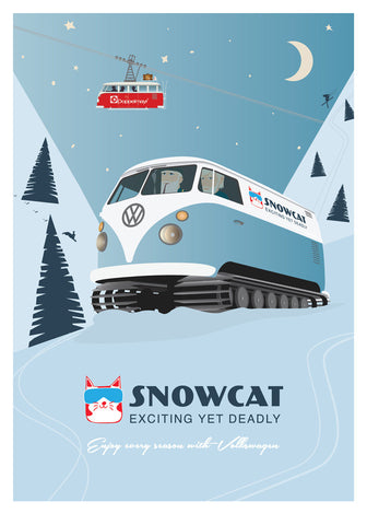 Snowcat Print