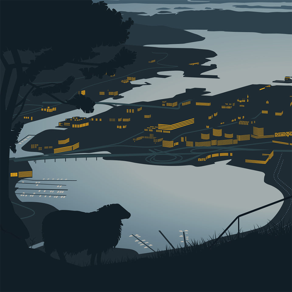 Bergen Ulriken Print